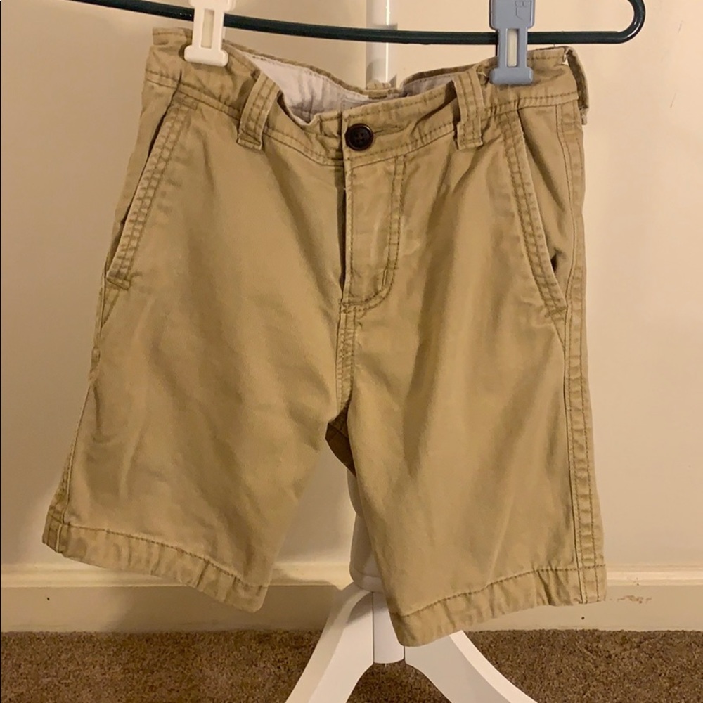 Khaki Abercrombie kids shorts